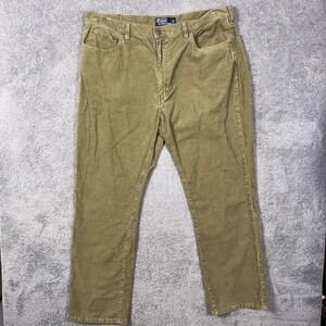 Vintage Polo Ralph Lauren Pants Mens 38x30 Corduroy 90s Chino Trouser Golf Wale